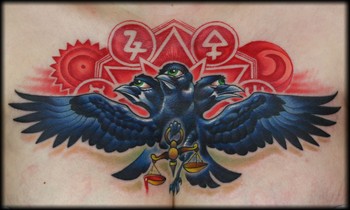 Looking for unique  Tattoos? 3 headed crow